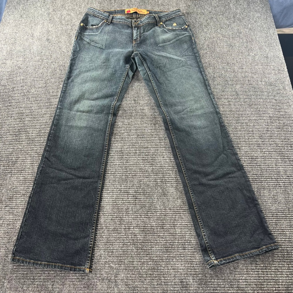 Apple Bottoms Faded Blue Bootcut Jeans